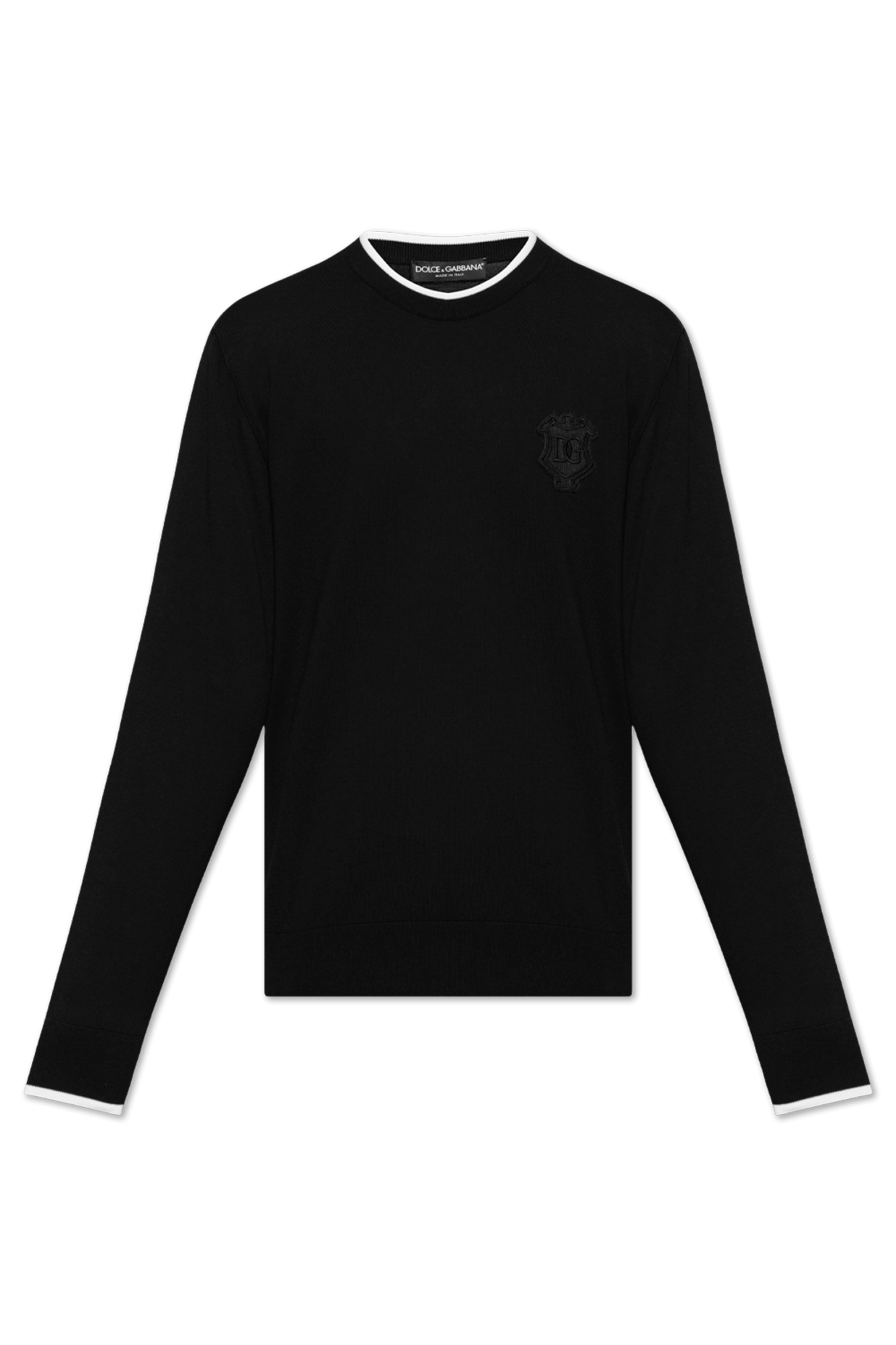 Black Jumper with logo Dolce Gabbana Vitkac GB